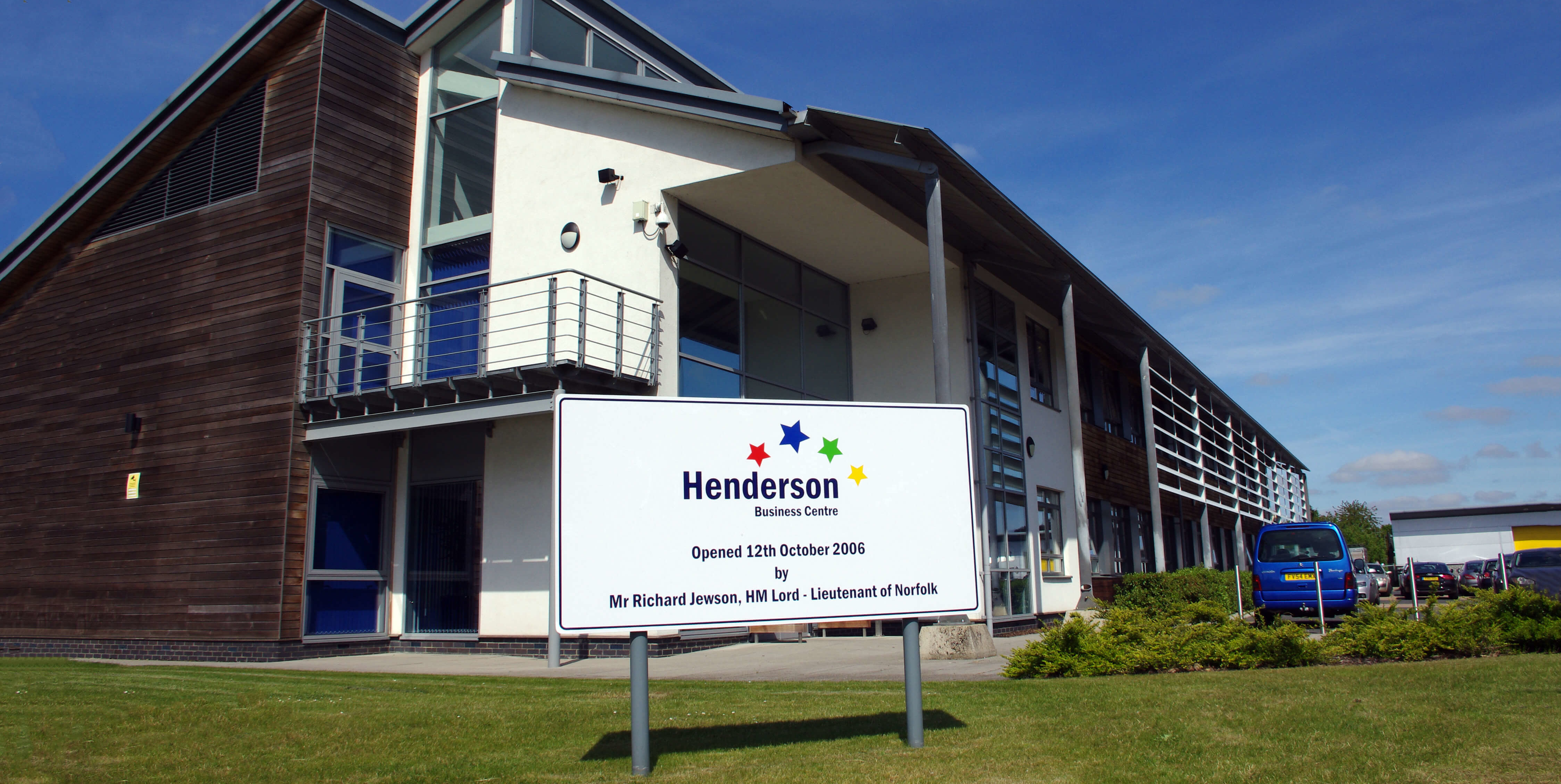 Henderson Business Centre Building and sign